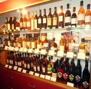 la vitrine aux alcools